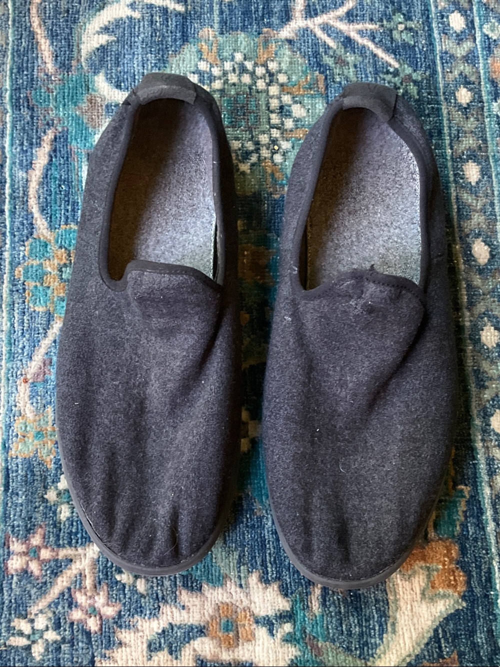 allbirds Men's Black Wool Slip-On Loafers